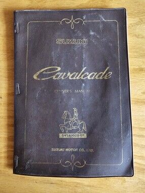 Vintage OEM 1985 Suzuki Cavalcade GV1400GD GT Owner's Manual WITH Wiring Diagram